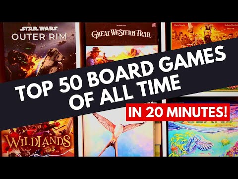 Top 50 Board Games of All Time | In Only 20 Minutes!