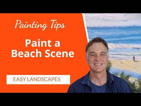 Easy BEACH Painting in Oils 🎨 (Beginner friendly)
