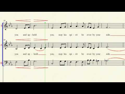 A Clare Benediction, SAB (Rutter) - Bass