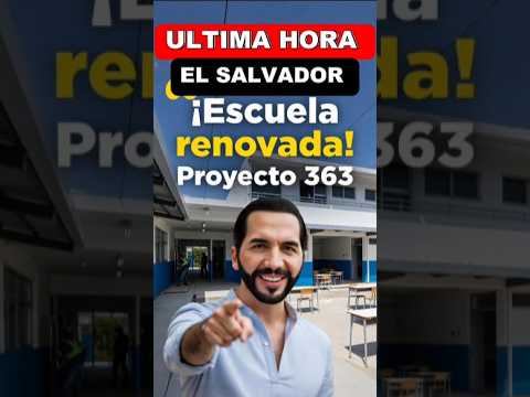 🚧🏫 Así avanza DosEscuelasXDía en San Juan Opico el salvador
