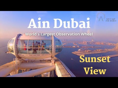 Blue Water Islands Dubai || Dubai Blue Water Island 4K || Ain Dubai || World's Tallest Ain