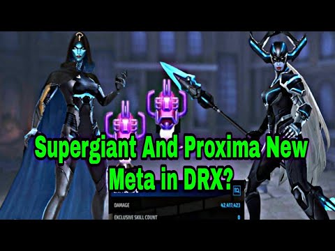 Supergiant And Proxima DRX Test With CTP Of Rage | New Meta For DRX? - Marvel Future Fight