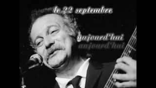 le 22 septembre G  Brassens