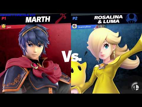Jam (Marth) vs Juannybear (Rosaluma | SUPER SMASH BROS ULTIMATE