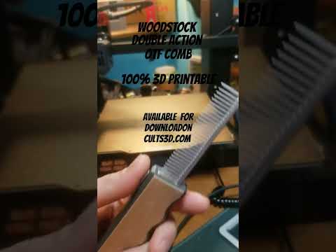 🔪 Woodstock Double-Action OTF comb・ STL File for ・Cults