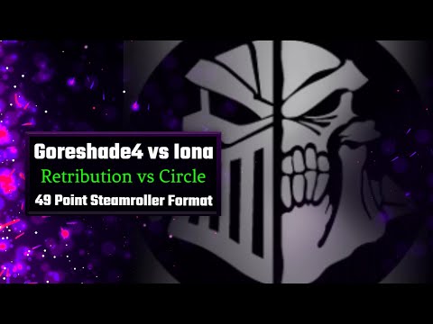 Gorshade4 vs Iona - Retribution vs Circle - Warmachine Livestream Battle Report
