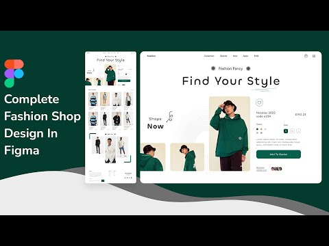 Fashion Shop Design In Figma Step By Step Home Page Complete In 30 Minute | UI/UX | Figma Tutorial