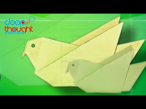 How to Make Paper Bird in 2 Minutes | Cute Origami Bird | 🐦