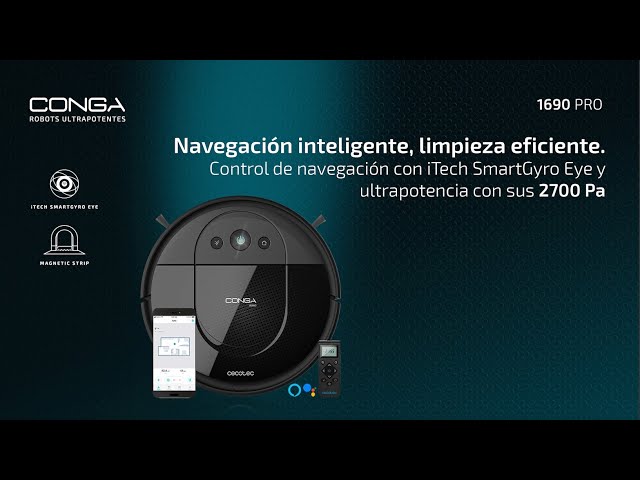 Cecotec Conga 1690 Pro Robot Aspirador video