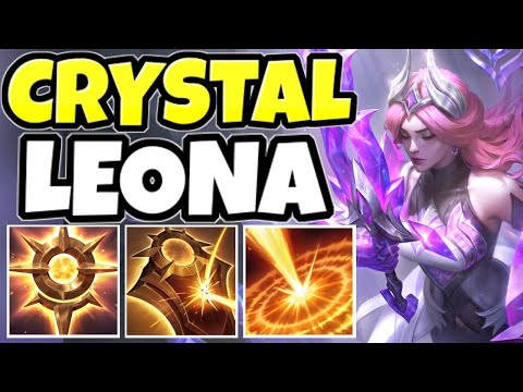 CRYSTALIS MOTUS LEONA IS THE MOST BEAUTIFUL SKIN EVER MADE (NEW MYTHIC SKIN!) - League of Legends