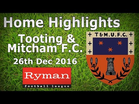 Carshalton vs Tooting & Mitcham 26.12.2016 - HIGHLIGHTS