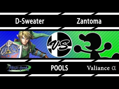 Valiance α- D-Sweater (Link) vs Zantoma (G&W) - POOLS  - Smash 4 - Wii U