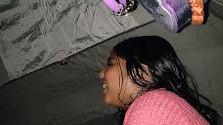 preview picture of video 'Sharvi's and dad camping!'