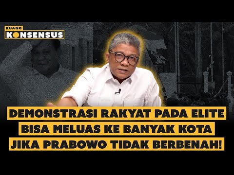 Alarm People Power Sudah Berdentang❗ Prabowo Subianto Harus Peka | Ruang Konsensus #budhiusmpiliang