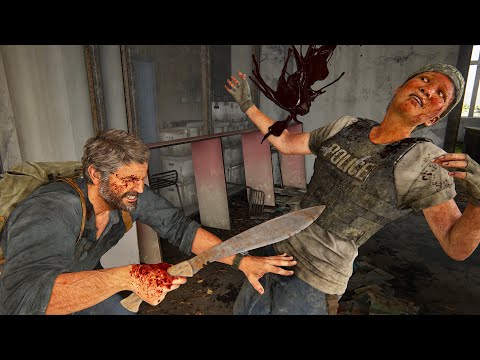 The Last of Us 2 Remastered PS5 No Return - Joel Stealth & Aggressive - Gameplay 4K60Fps