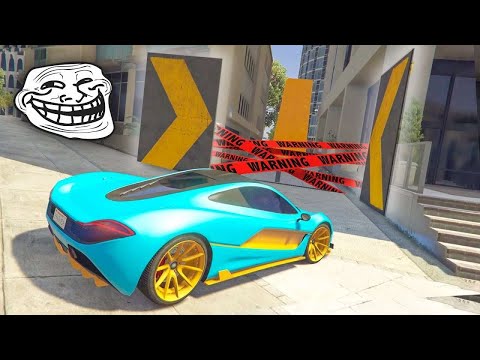 CARRERA TROLL! NO PUEDES PASAR!! - GTA V ONLINE
