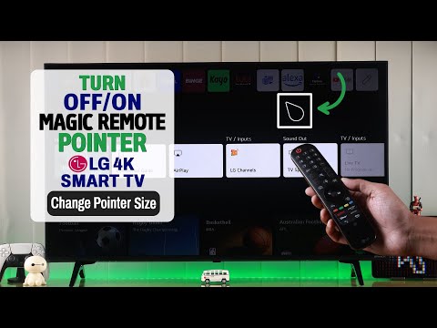 LG TV Magic Remote: How to Turn Pointer/Mouse Cursor Off! [Disable on webOS]
