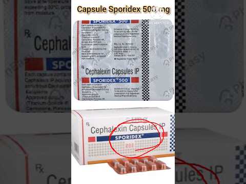 SPORIDEX CAPSULES 500MG