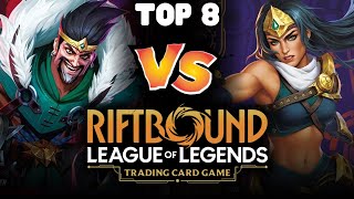 Draven, Glorious Executioner VS Sivir, Battle Mistress | Riftbound Gameplay