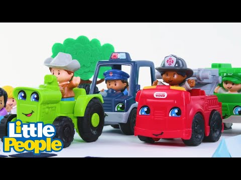 βοΈWho has the fastest vehicle? CITY RACE ππππ βοΈ @littlepeople Season βοΈ - Kids TV Series, Kingdom Kids Zone - Little People - Fisher Price