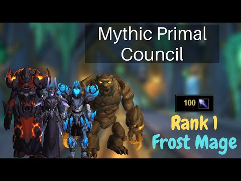 148k Rank 1 Frost Mage Mythic Primal Council Kill