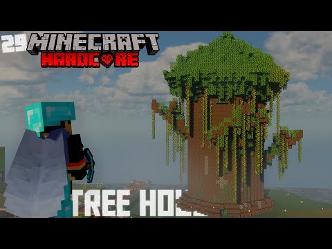 I Built a Huge TREE HOUSE In Hardcore Minecraft... ( #29 )