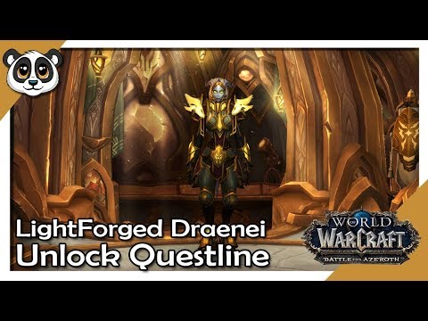 LightForged Draenei Questline | World of Warcraft: Battle for Azeroth
