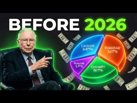 Charlie Munger:4 Investments You Must Add Before 2026 ($68 Trillion Opportunity)