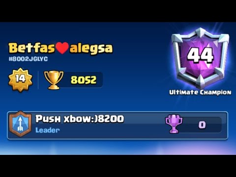 🏆8000+ 3.0 Xbow Top Ladder Gameplay (ft. Betfas) — Clash Royale