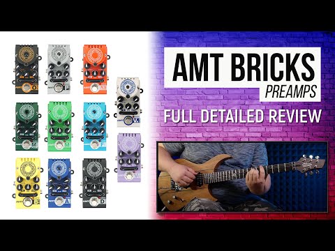 AMT Electronics Bricks F-Clean - 1 channel tube guitar preamp (Fender Twin) image 10