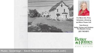 preview picture of video '63 Sherman Street, Island Falls, ME Presented by Tess Keeran.'