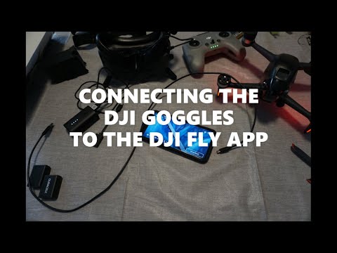 DJI GOGGLE V2 CONNECTING FOR FIRMWARE UPDATE