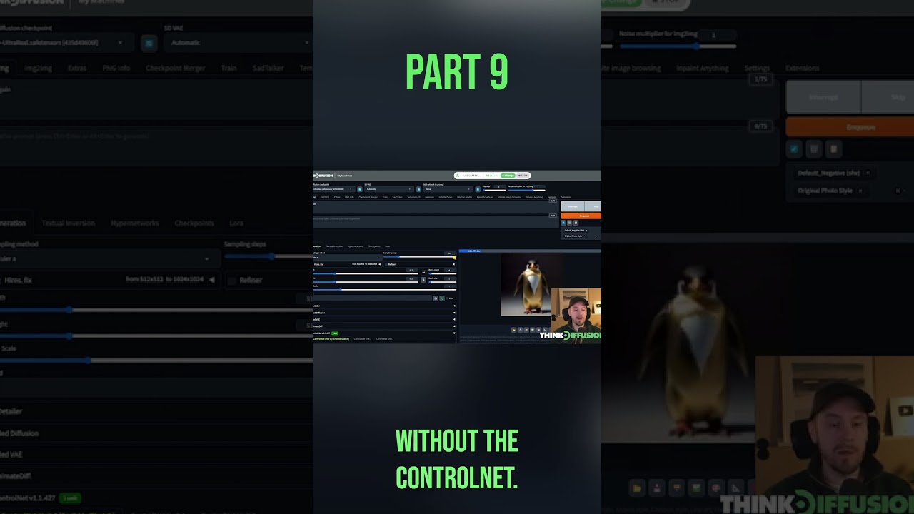 Stable Diffusion ControlNet tutorial by Sebastian Kamph #9