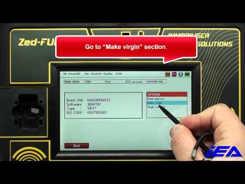 FIAT-ALFA ROMEO-LANCIA ECU Virginising  with "ZFH-C09" Universal dongle cable