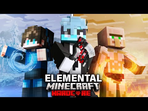 100 Players Simulate Minecraft's Elemental Hunger Games...