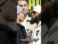 Montana Love SIZES UP Liam Paro in face off at press conference!