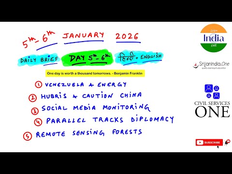 5th-6th January 2024| Daily Brief | Srijan India One