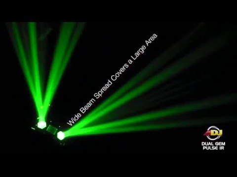 American DJ Dual Gem Pulse IR Moonflower Effect Light
