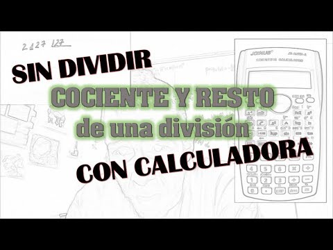 Part of a video titled Cómo calcular el cociente y resto de una división directamente sin dividir 
...