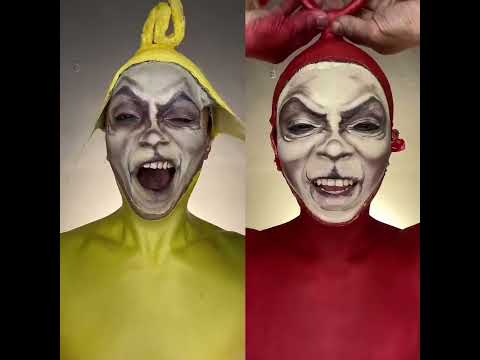 Welcome 2 my tedtalk #sfxmakeup #sfxremoval   #teletubbies #scarymakeup #ratedspg #shorts #pachie23