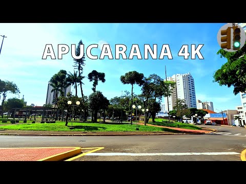 #6 Driving Downtown APUCARANA 4K v2 Driving in the Central Area - Parana BRAZIL UHD 4K DRIVE