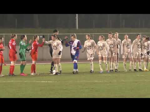 FWS Woluwe and KV Mechelen enter the field on 11.12.2024