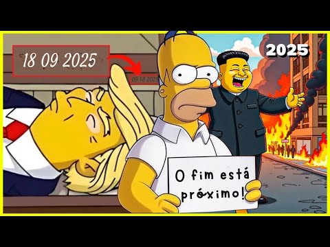 5 previsões chocantes dos Simpsons para 2025 que podem se tornar realidade