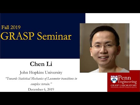 Fall 2019 GRASP Seminar Series: Chen Li - December 6th
