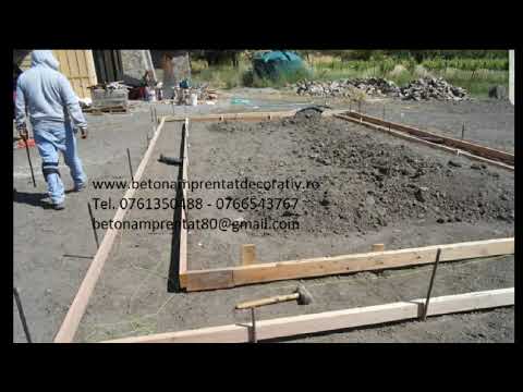Beton Amprentat Moșteni-Greci -Argeș Tel.0761350488 -0766543767