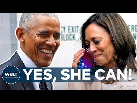 KAMALA HARRIS: "Könnte nicht stolzer sein" Barack und Michelle Obama verkünden Unterstützung