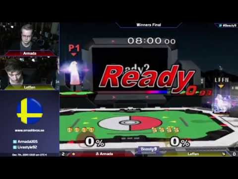 B9 - Armada (Peach) Vs. Leffen (Fox) - Melee Winners Final