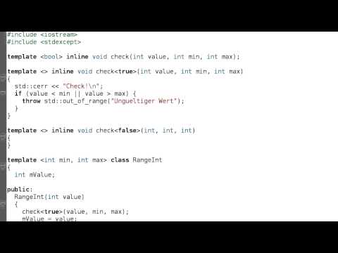 [C++ von { bis }] 32 - Template Metaprogramming