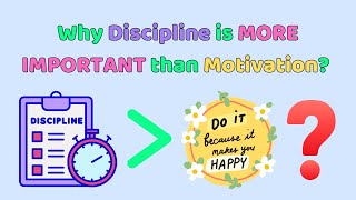 Why Discipline is More Important than Motivation? | Level A1 | English shadowing