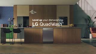 Tired of rewashing dishes? Let LG QuadWash™ handle the mess